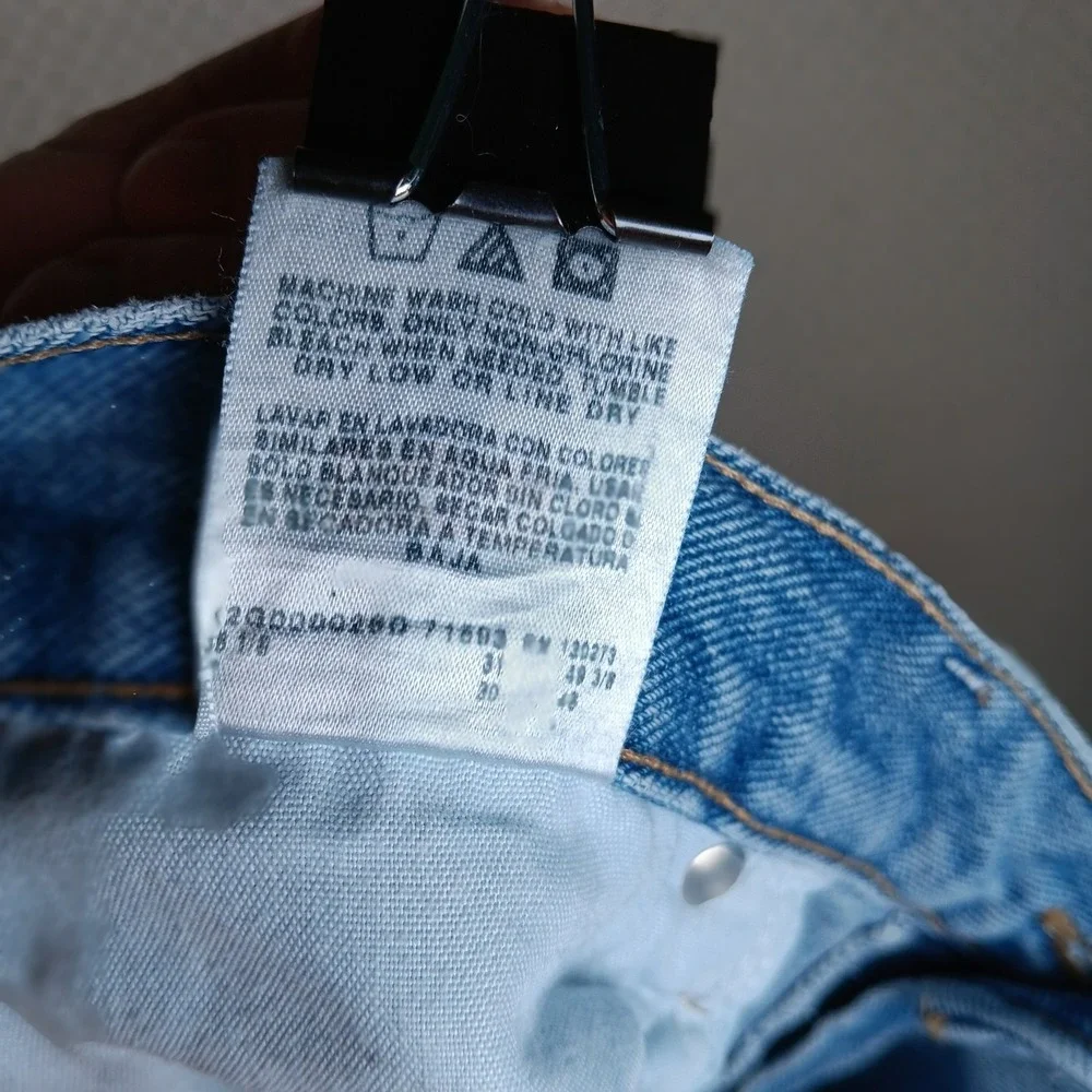 Wrangler‎ Authentic Jeans Men's 36x30 Relaxed Fit Blue Denim Classic Straight